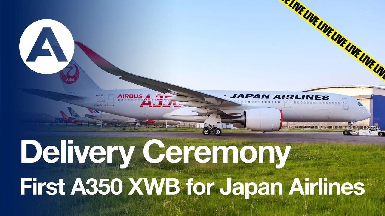 Delivery Ceremony: First A350 XWB for Japan Airlines