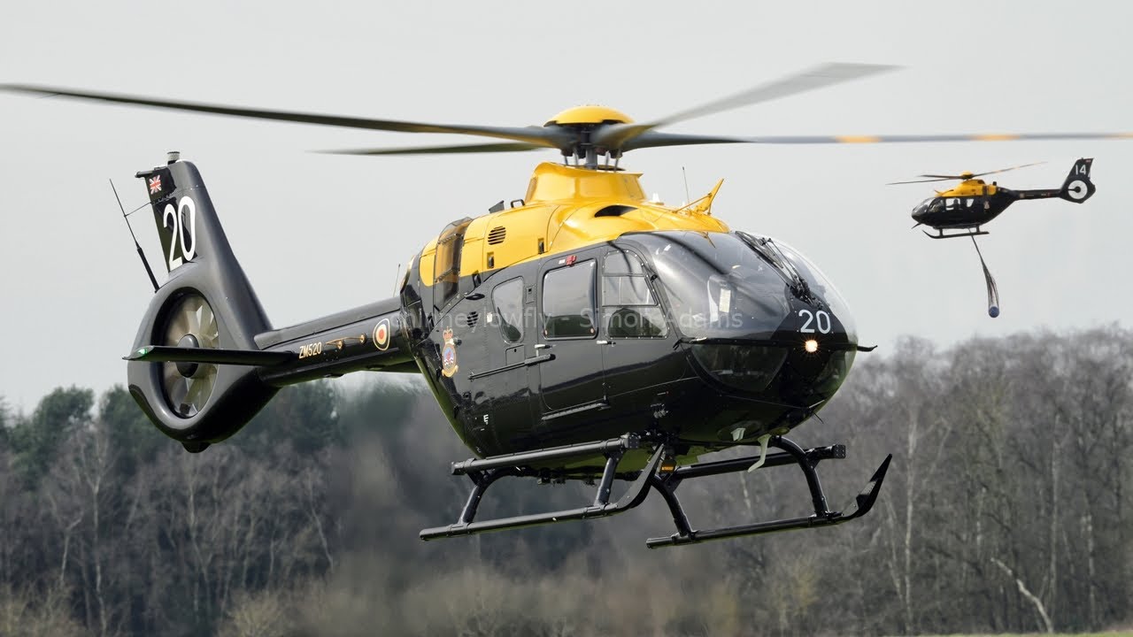 A visit to RAF Shawbury - Juno HT1s + underslung load training