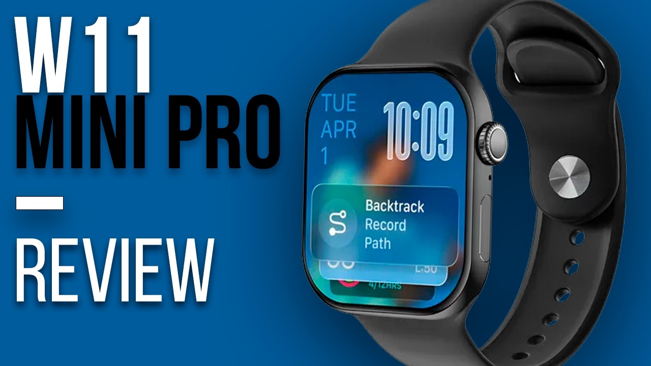 Smartwatch MICROWEAR W11 MINI PRO - Review - WHATSAPP e MEMÓRIA p/ MÚSICAS! Vale a pena? É bom?