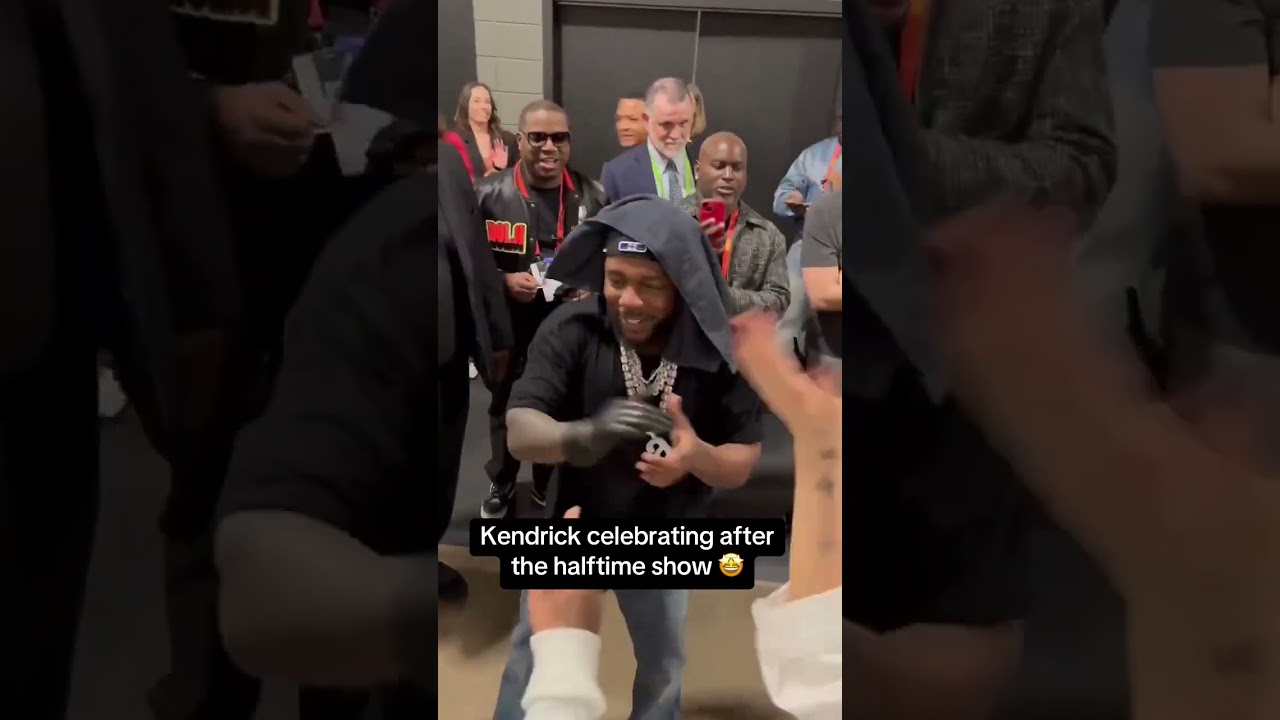 K-Dot after his Super Bowl Halftime performance 🔥 (via @NFLonFOX/TT)