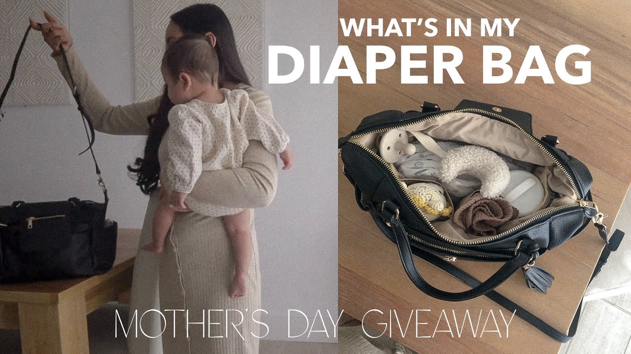 What's in my Diaper bag 2023 + Mother's day Giveaway