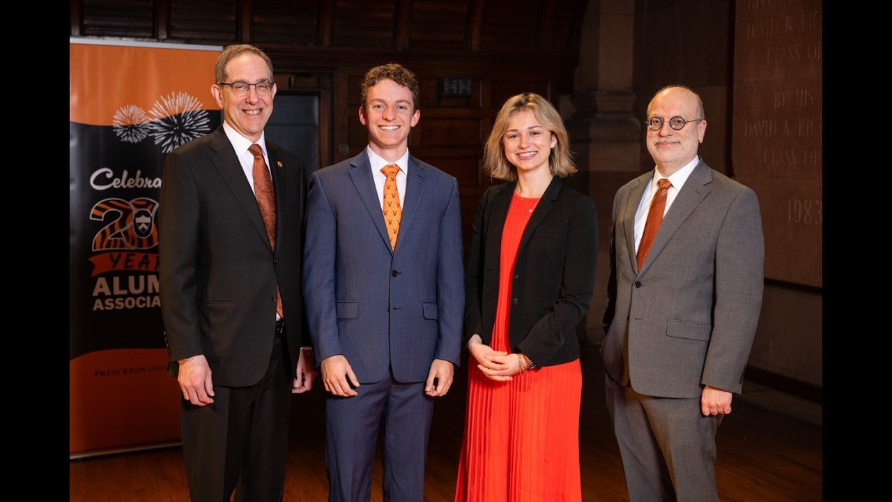 Pyne Prize awarded to Princeton Class of 2026 members Braeden Carroll and Katie Daniels