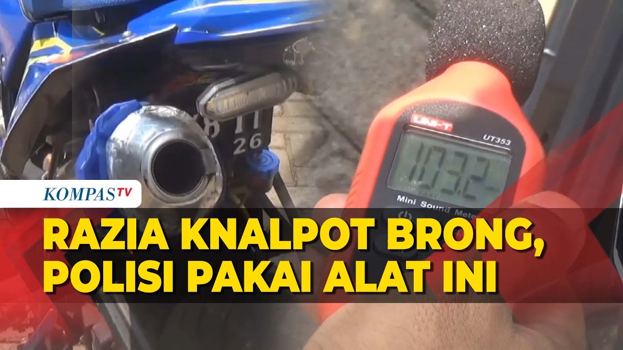 Razia Knalpot Brong Pakai Alat, Polisi Temukan Banyak Pelanggaran