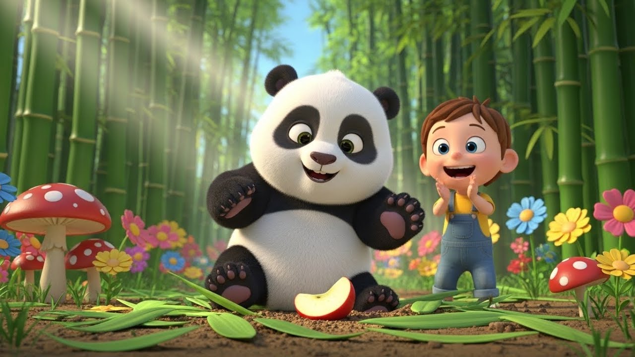 Where Did Baby Panda Hide the Apple Slice? | Funny Toddler Song | Nursery Rhymes