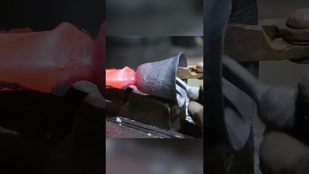 The making of a Hand-bell #shorts