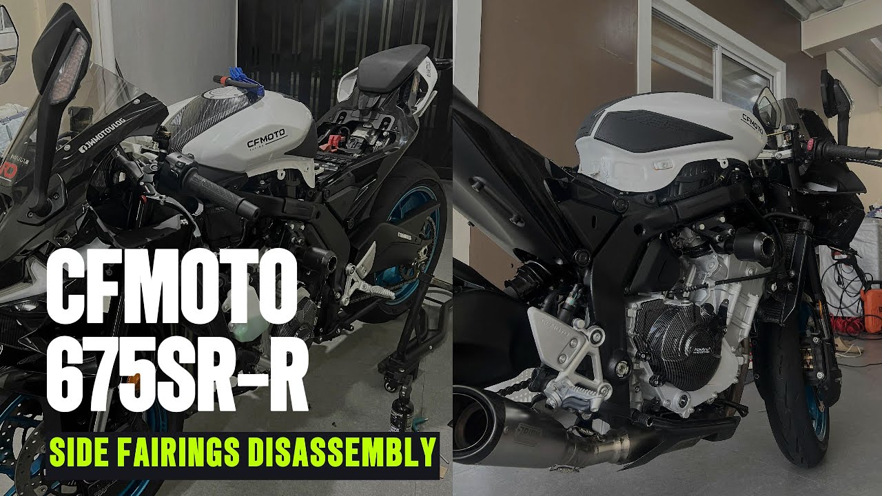 CFMOTO 675SR-R | FAIRINGS DISASSEMBLY TUTORIAL | #cfmoto675srr