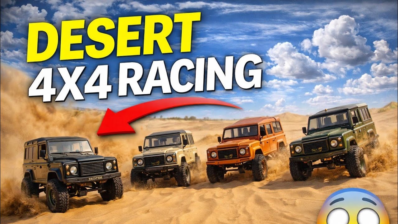 AI Desert Off-Road SUVs | Extreme 4x4 Cars Racing in Sand | AI Generated Video💥