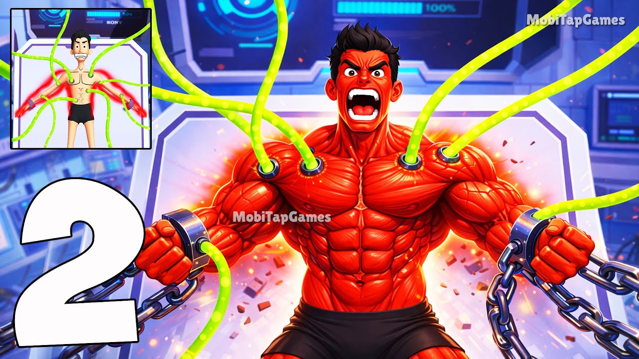 Big Muscled – Funny Muscle Growth & Runs – Full Gameplay Part 2 (iOS, Android)