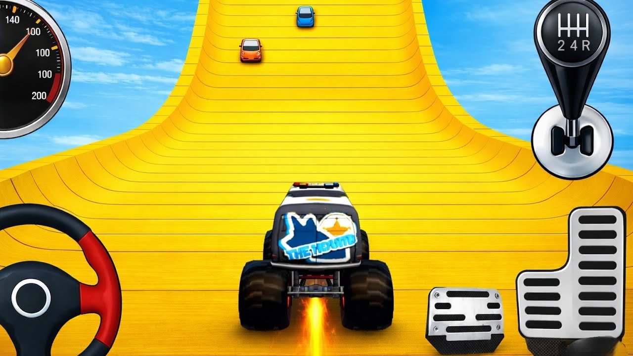 Mega Ramp Car Racing game - Car game 3d - Android games - Car games 2026 - crazy driving game 