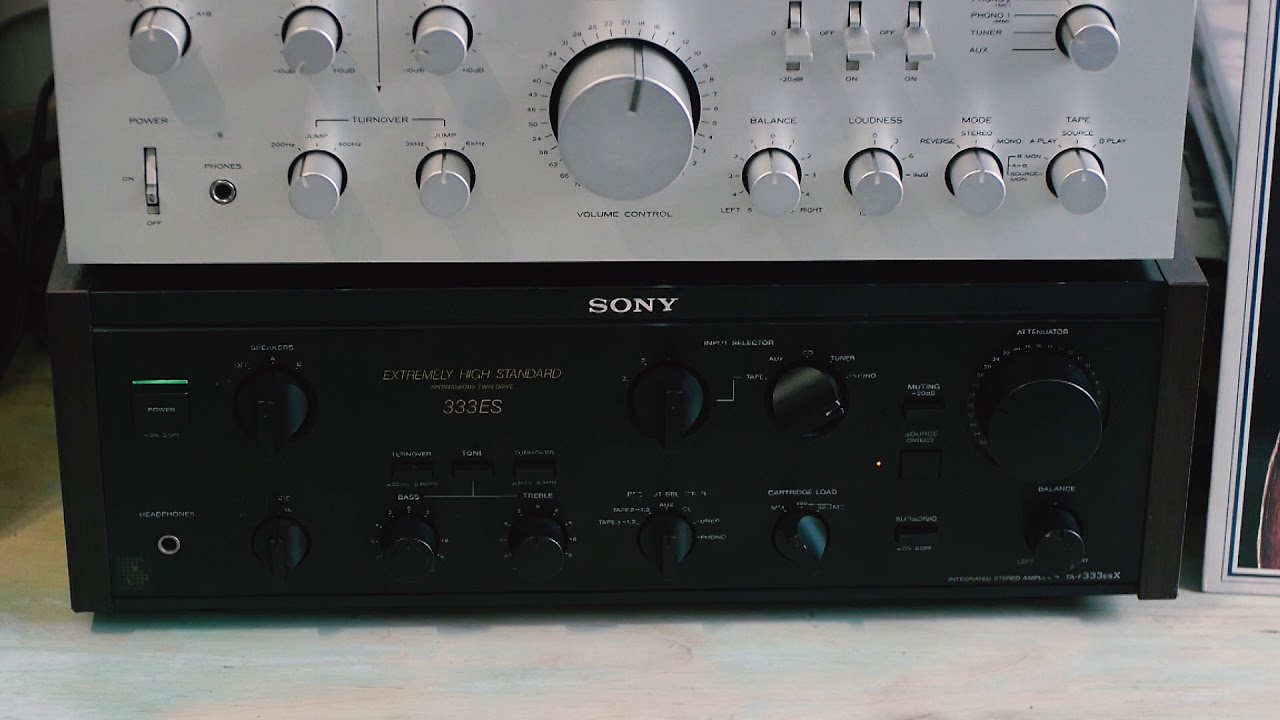 Test #3 amplifier Sony TA-F 333 ESX - LP Bach&lrm;&ndash; Suite f&uuml;r Violoncello solo Nr. 3 C-dur, BWV 1009