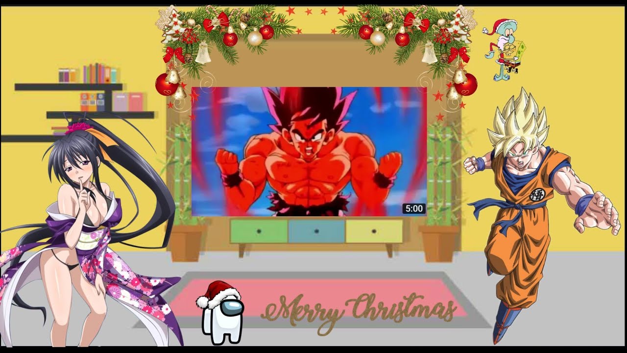 High school dxd reaccionan a dragon ball parte 2