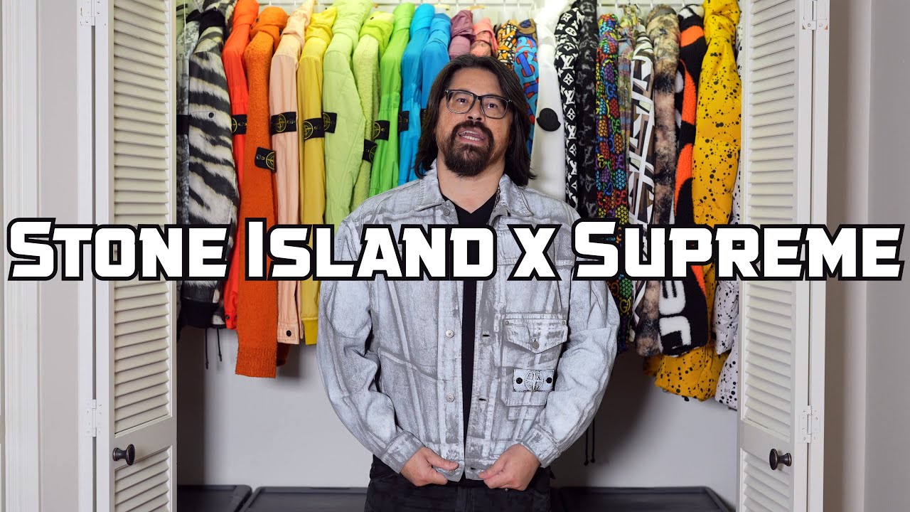The HARDEST JACKET of ALL TIME! SUPREME x STONE ISLAND Reflective Bull Denim TC Trucker Jacket!