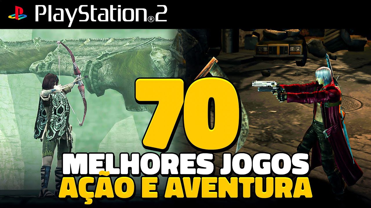 70 MELHORES JOGOS de AÇÃO e AVENTURA do PS2! (Os melhores do PS2)