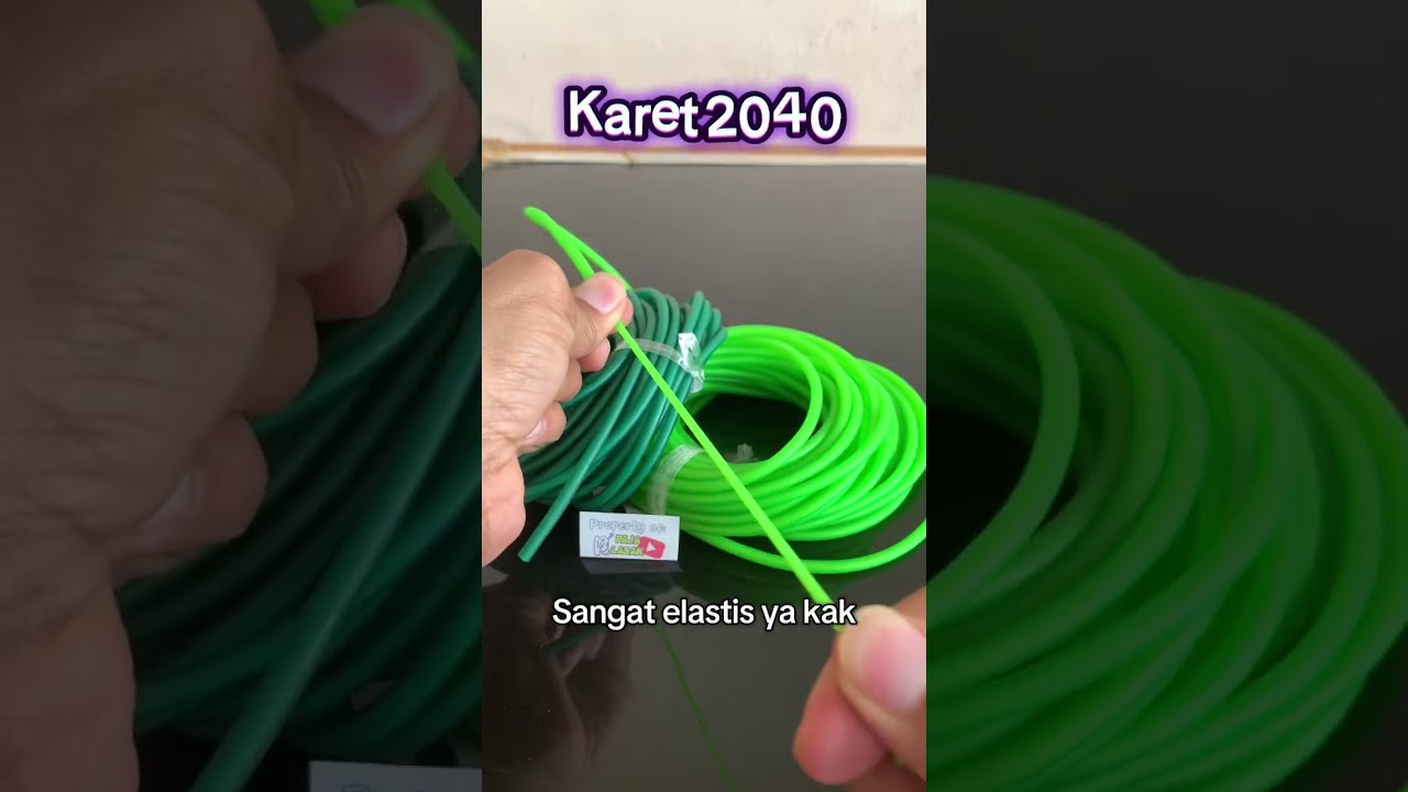 2040 slingshot rubber, 4mm thick, 2mm hole