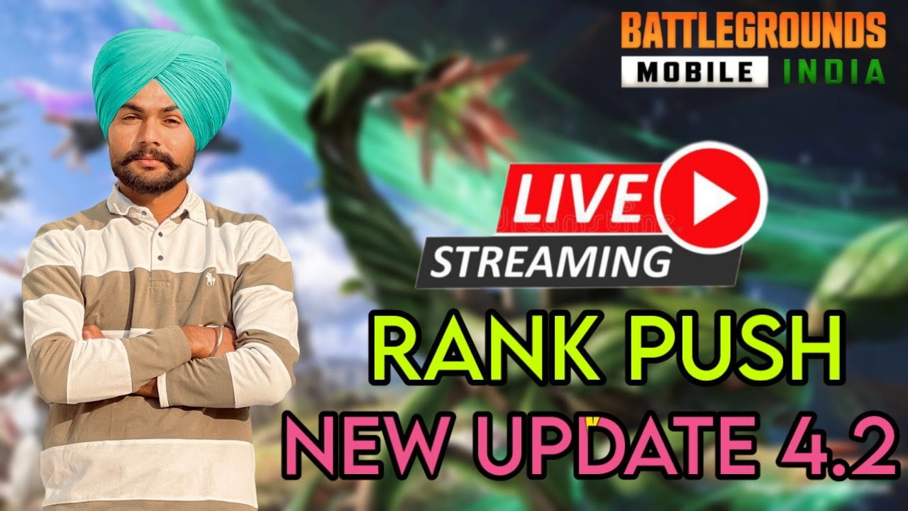 deepsardarYT is live | bgmi 4.2 update | rank push crown to conqueror | #bgmi #pubg