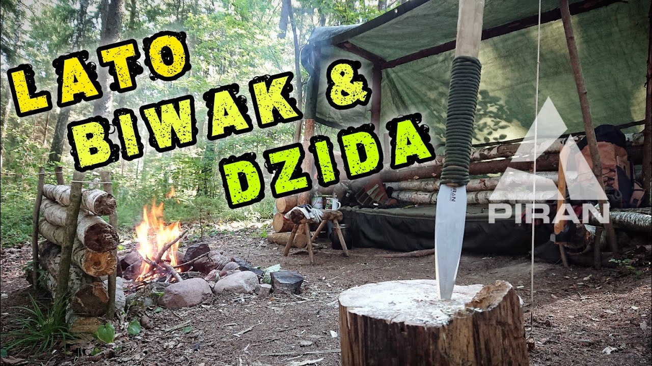 Biwak Z Synem Obozowanie Latem & Dzida Na Dzikiego Zwierza #outdoor #summer #camping