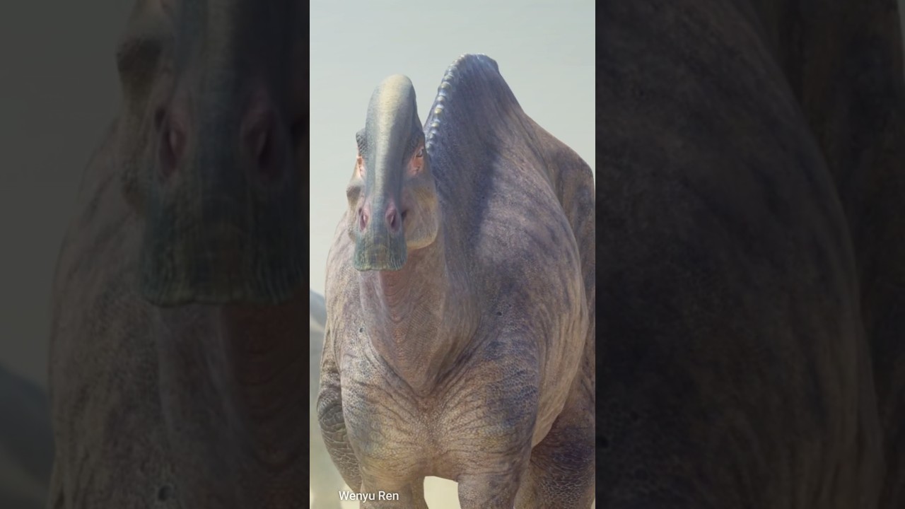 The real sound of Parasaurolophus