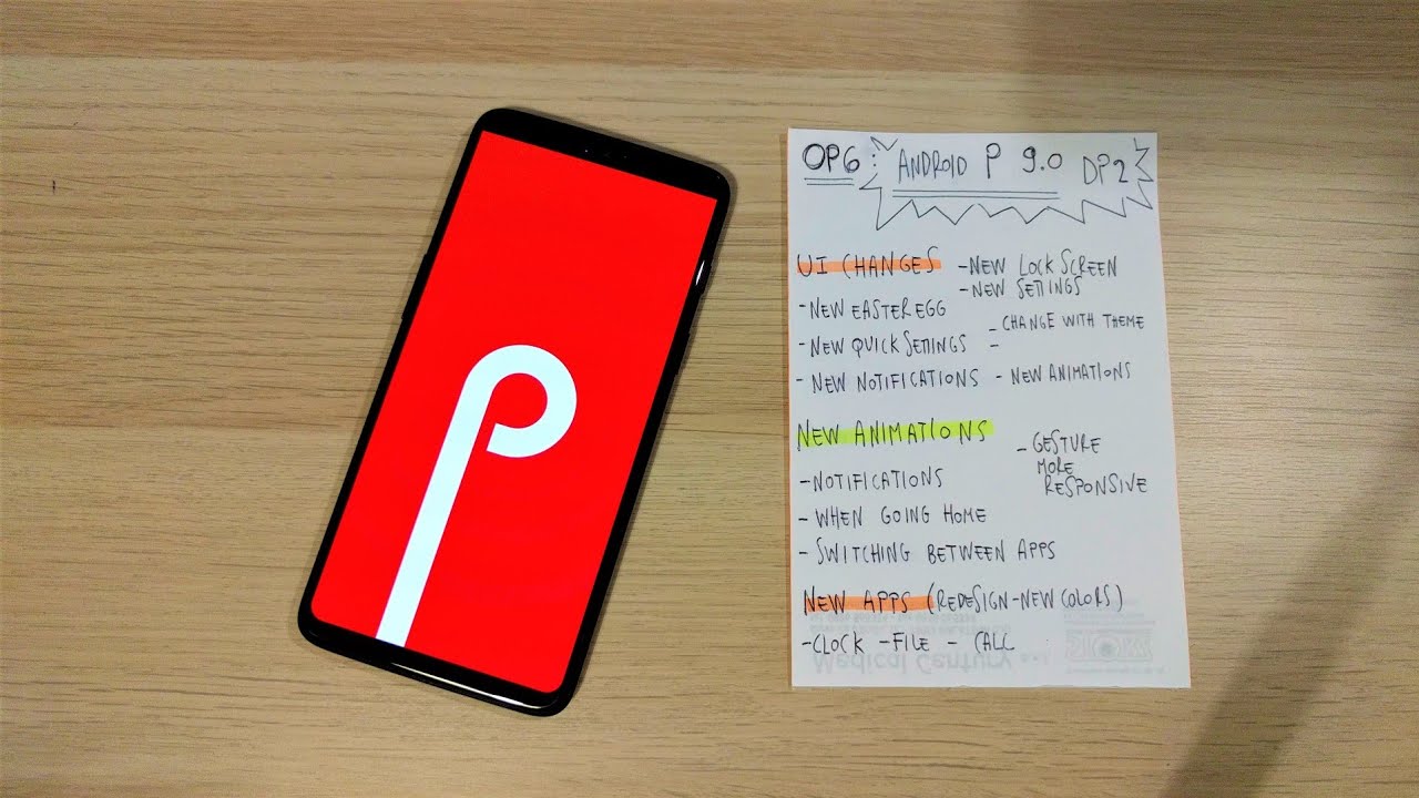 Oneplus 6 Android P 9.0 DP2 - New UI & Animations!