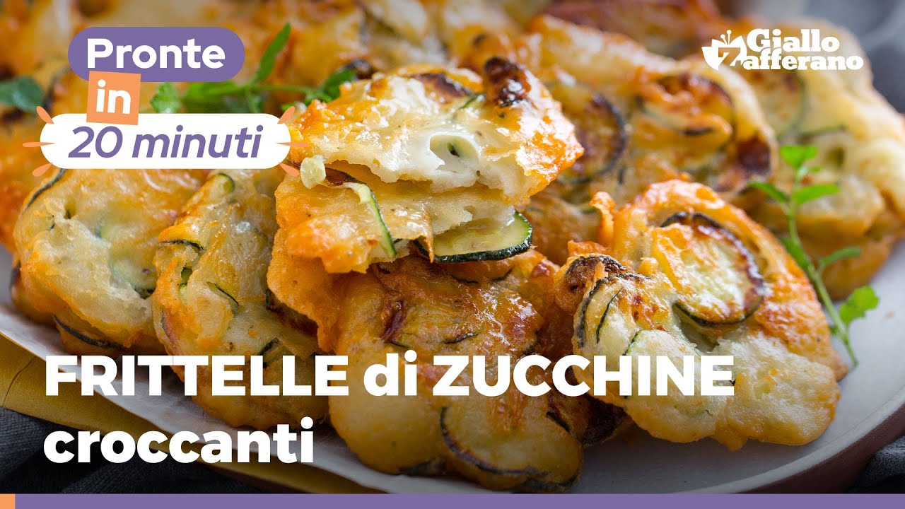 FRITTELLE DI ZUCCHINE IN PASTELLA: sfiziose e saporite