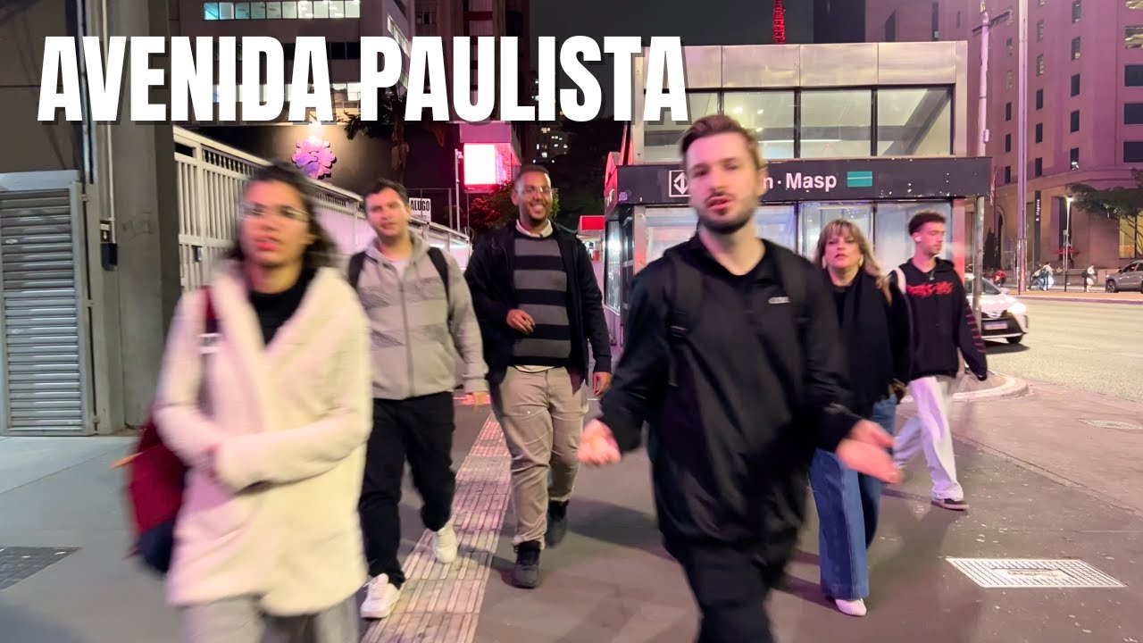 WALKING ON PAULISTA AVENUE — THE HEART OF SÃO PAULO【4K】