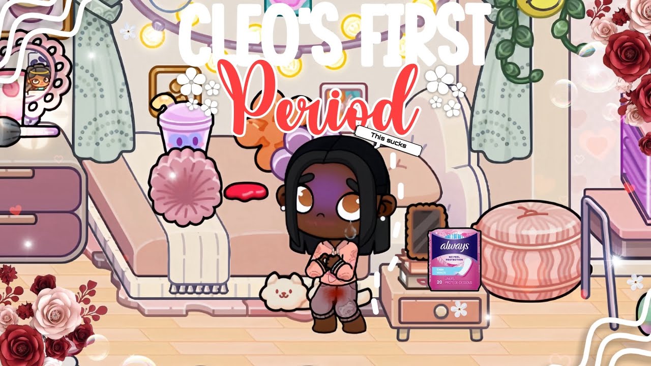 ✨️Cleo has her first period🩸✨️||She had cramps😬||Avatar World Rp🌏