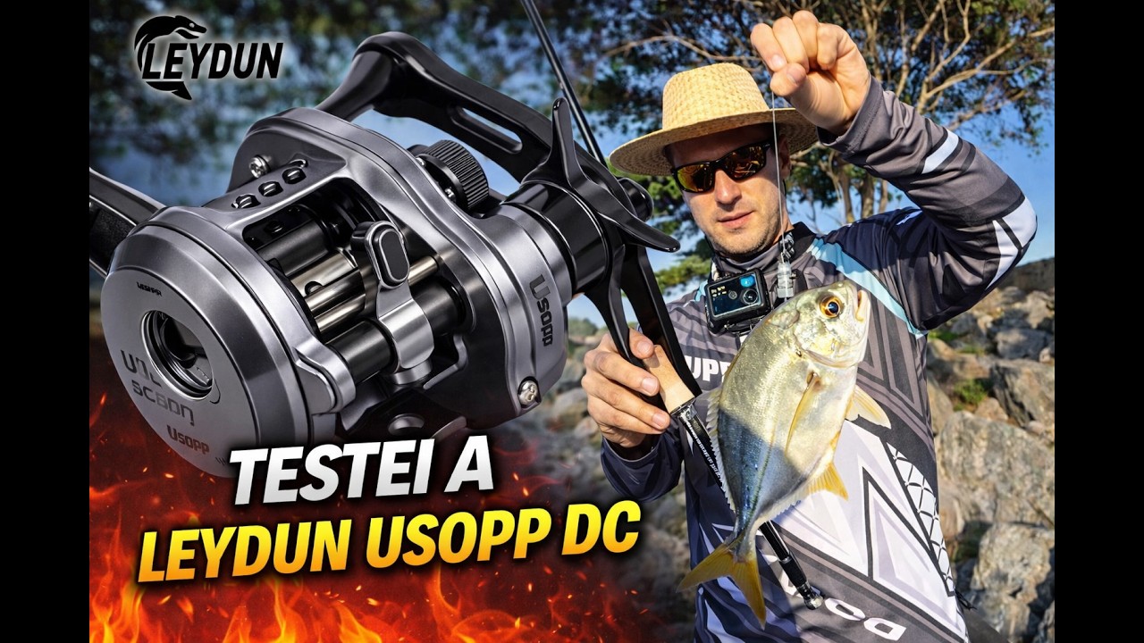 👉 ESSA CARRETILHA DC É BOA MESMO? | LEYDUN USOPP DC NA PRÁTICA