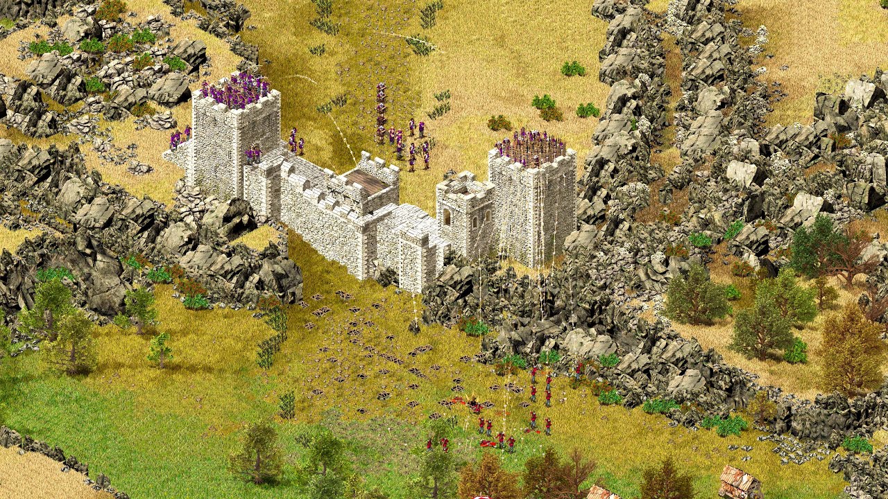 Stronghold 1 DE - 14. THE MOUNTAIN PASS (Very Hard) | Main Campaign