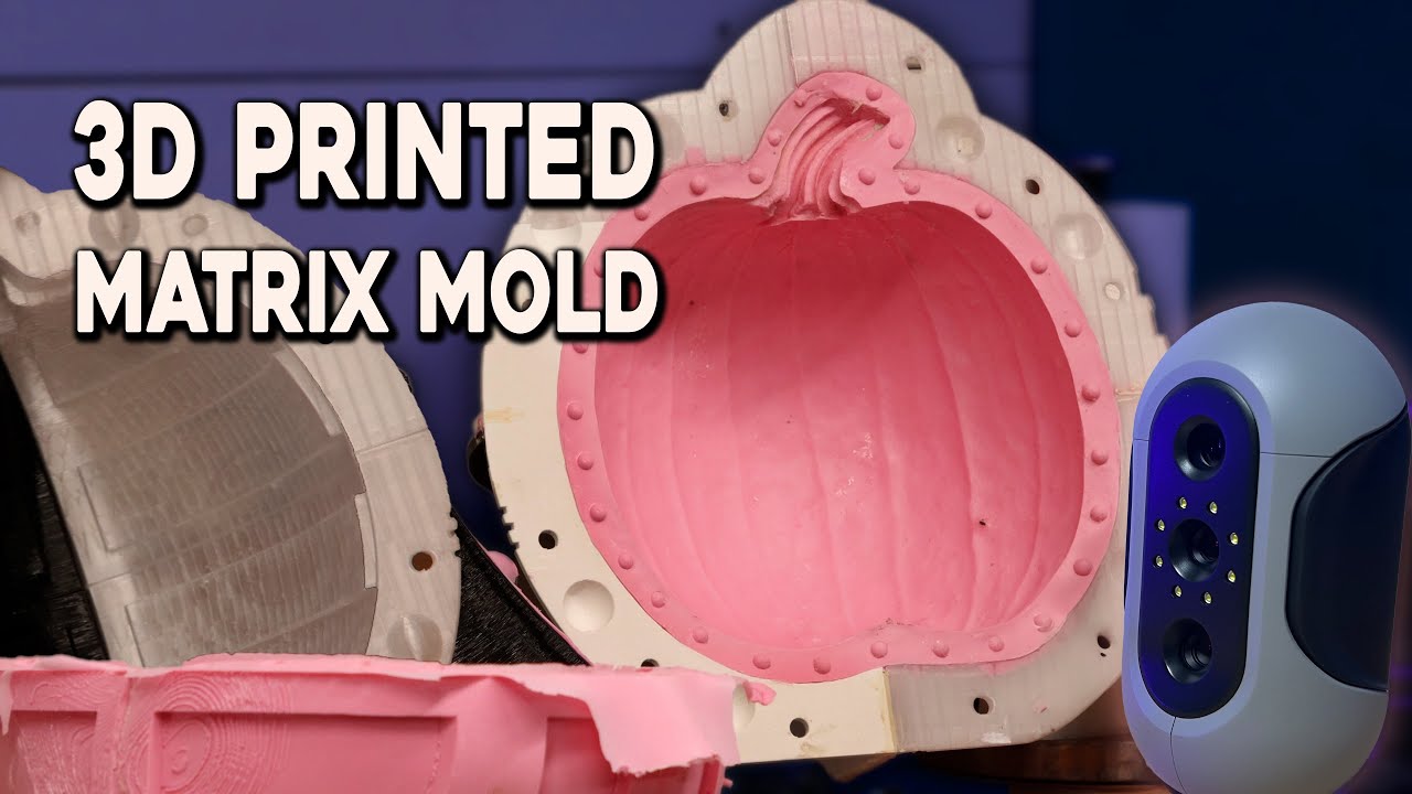 3D-печать матричной формы с помощью 3D-сканера 3Dmakerpro Mole