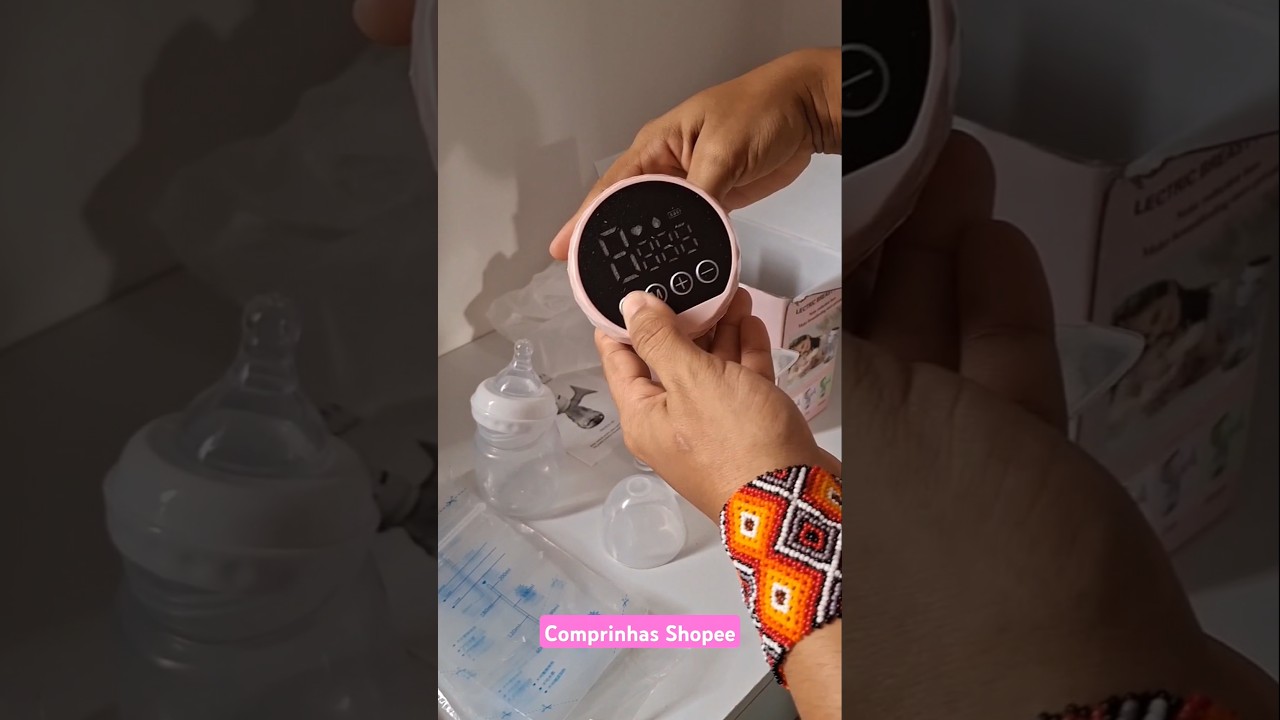 Bomba tira leite el&eacute;trica shopee #bombatiraleiteshopee #bombael&eacute;trica #comprinhasshopee