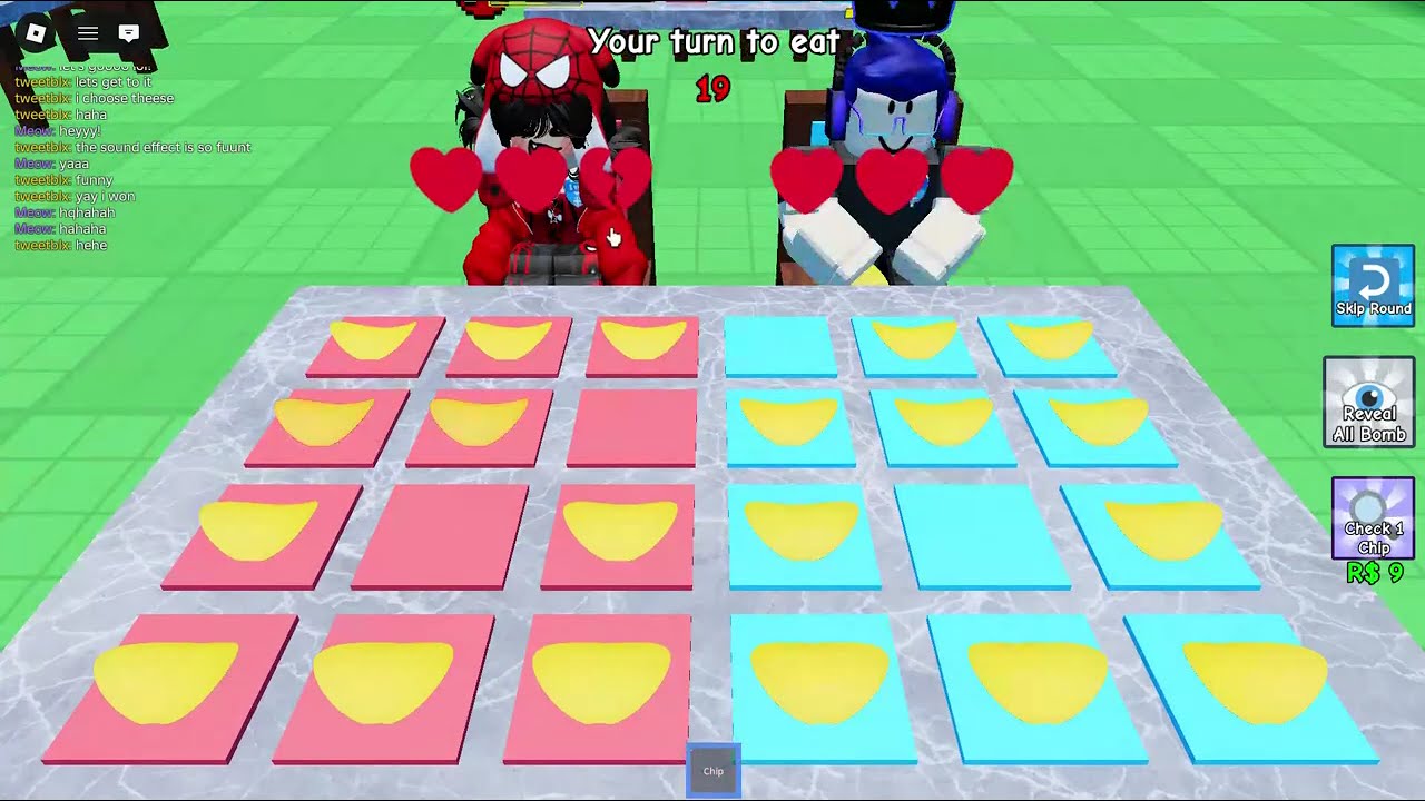 Today we played a game called bomb chip (BOOM)