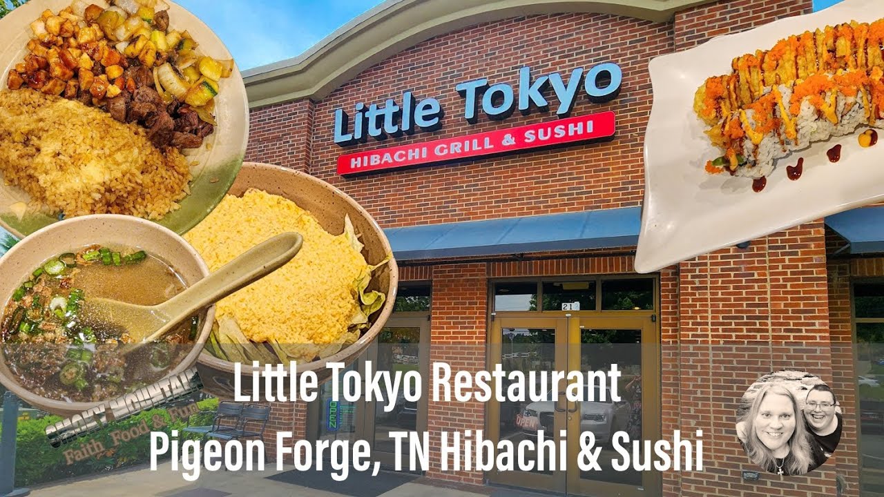 Little Tokyo Japanese Hibachi Grill & Sushi - Pigeon Forge TN Full Restaurant Review #Smokies 2023
