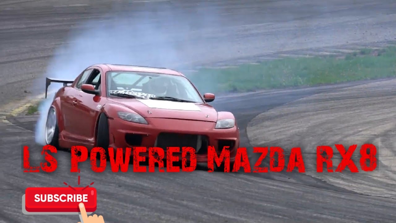 LS Powered Mazda RX8 Дрифтинг