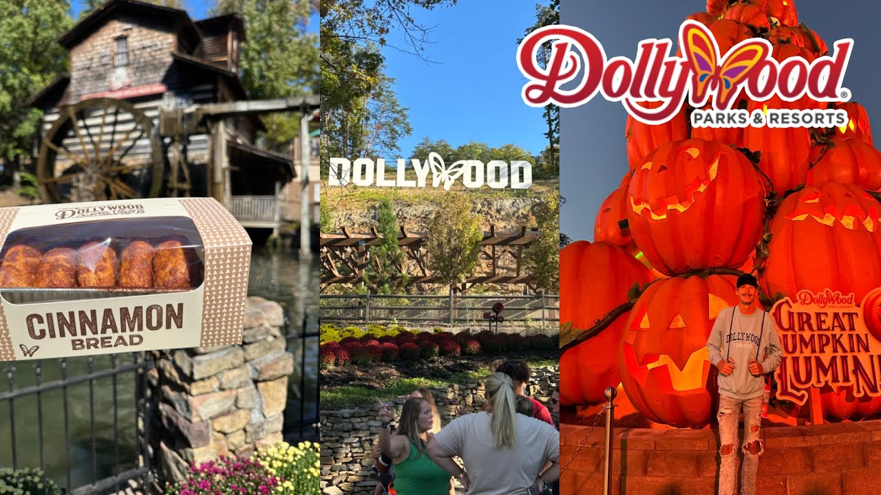 Exploring Dollywood in Tennessee! (Day 2) | Great Pumpkin LumiNights, Dollywood Express and More!