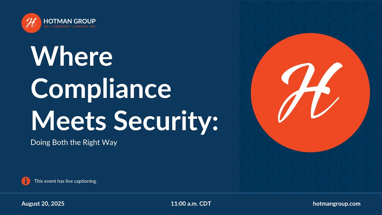 Where Compliance Meets Security Doing Both the Right Way