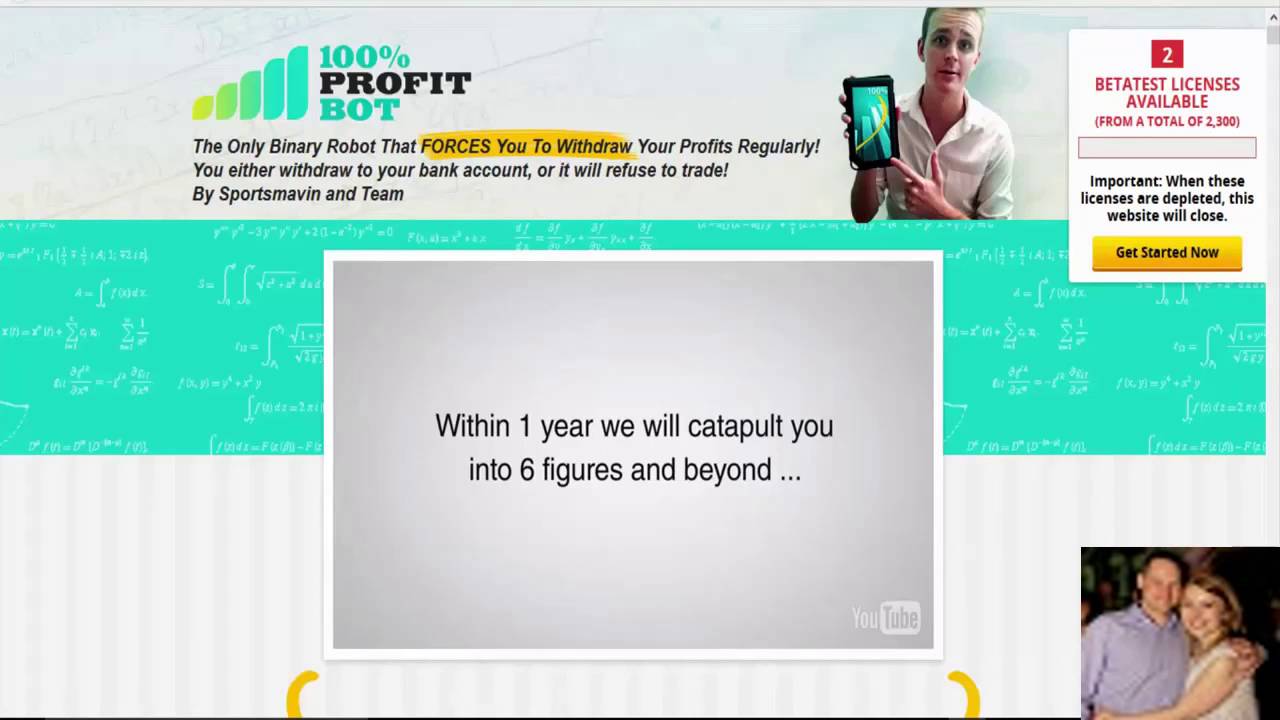 100 Percent Profit Bot Trading REVIEW A SCAM!!!