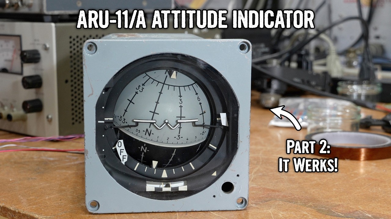 ARU-11/A Attitude Indicator - Part 2: Repair and Demo
