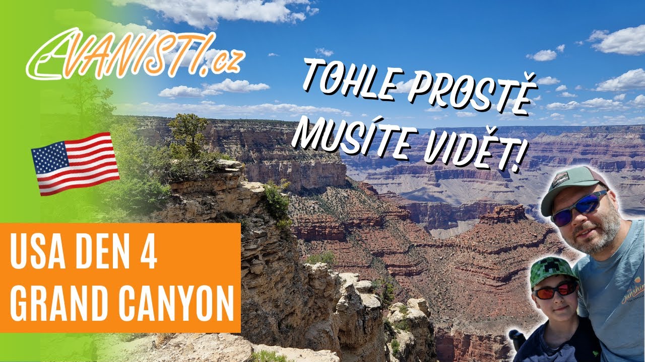 Den 4 - Grand Canyon - Národní parky USA obytným autem