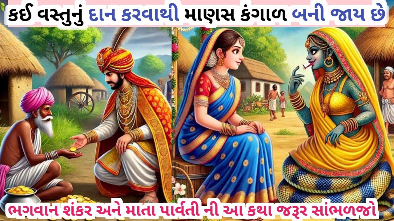 કઈ વસ્તુનું દાન કરવાથી માણસ કંગાળ બની જાય છે || પૌરાણિક કથા || ગુજરાતી વાર્તા || જ્ઞાનવર્ધક કથા