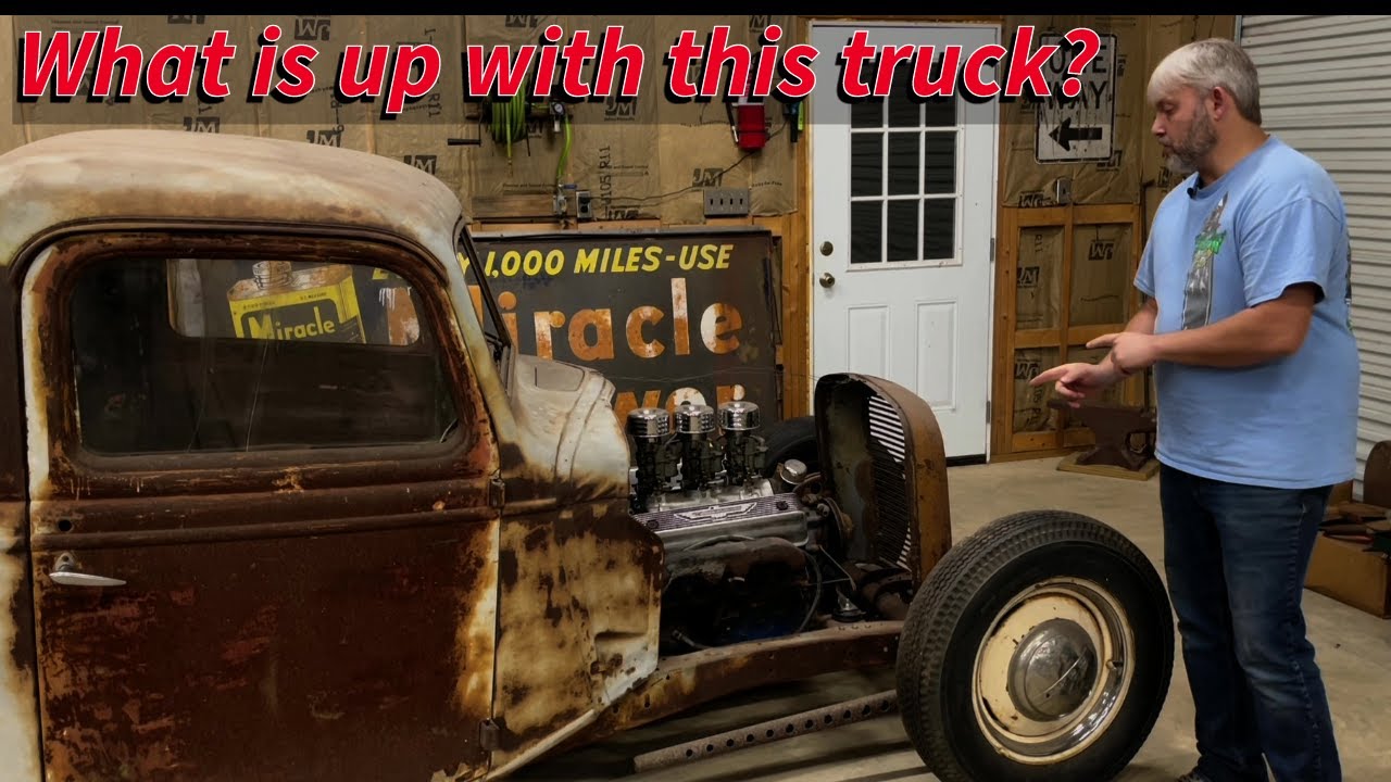37 Ford Pickup project introduction. Hot Rod, Rat Rod, Y-block, Flathead, Rusty, How to build it?