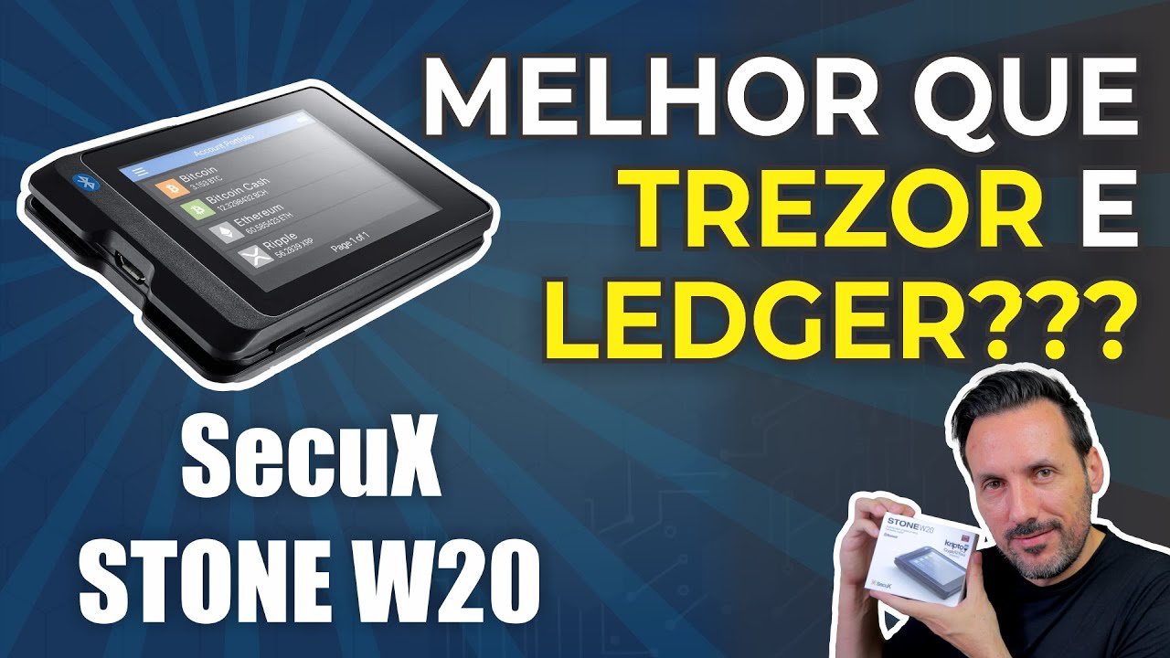 STONE W20 - SECUX - UNBOXING/TUTORIAL - alternativa TREZOR e LEDGER - PASSO A PASSO