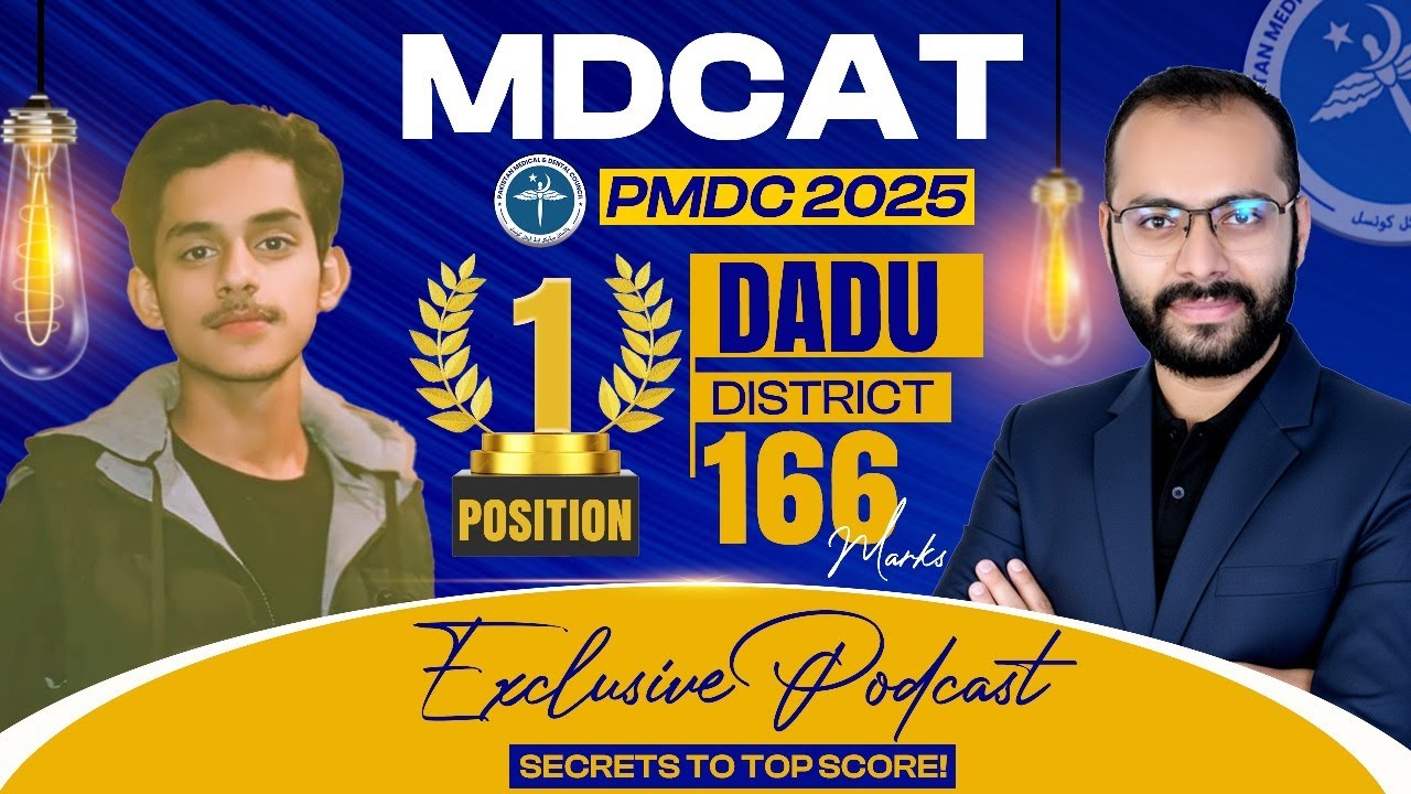 🎧 From Improver to Top Position Holder in Sindh MDCAT 25 &ndash; Ali Murtaza's Journey to MDCAT Top Rank