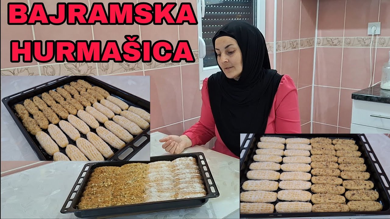 Najbolje na svijetu❗️Bajramske💥HURMAŠICE SA KOKOSOM I ORASIMA💥2 vrste u 1 tepsiji❗️