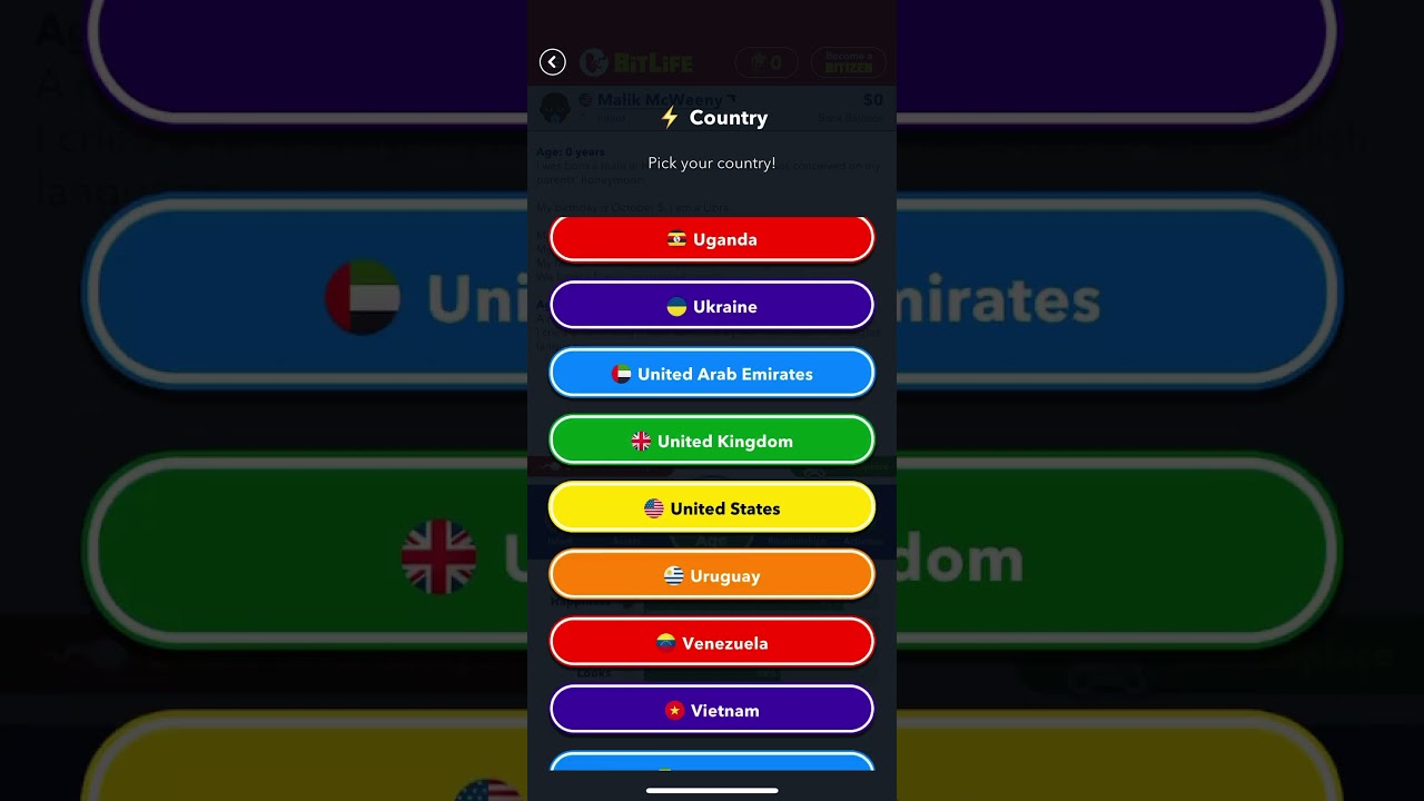 How to become royalty on BitLife without god mode