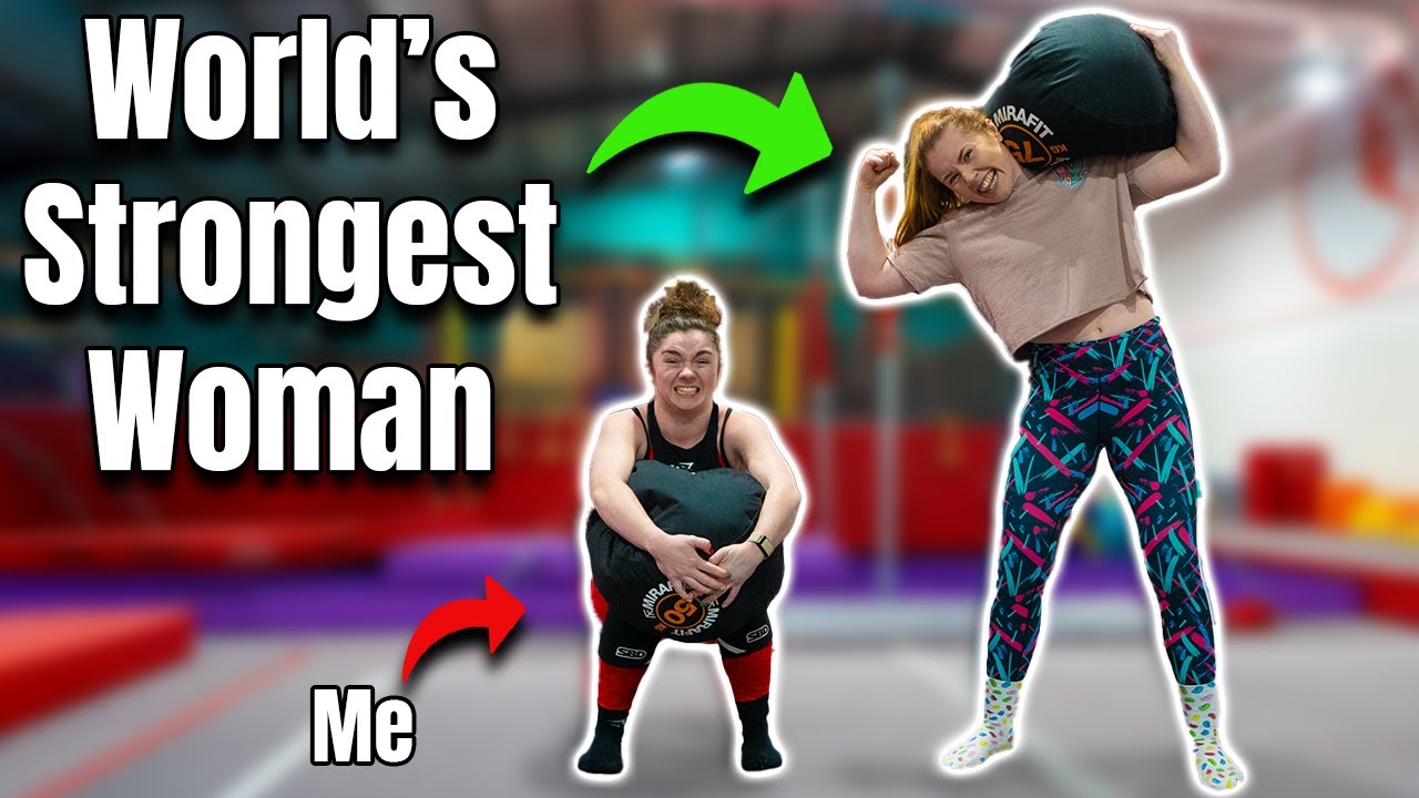 Working out with the WORLD'S STRONGEST WOMAN!!!