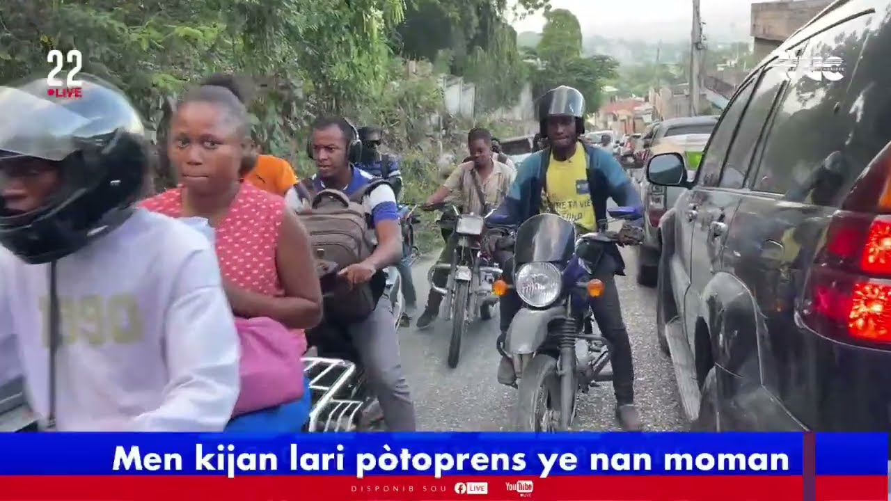 Men kijan lari p&ograve;toprens ye nan moman #22Live #RTVC#DPR