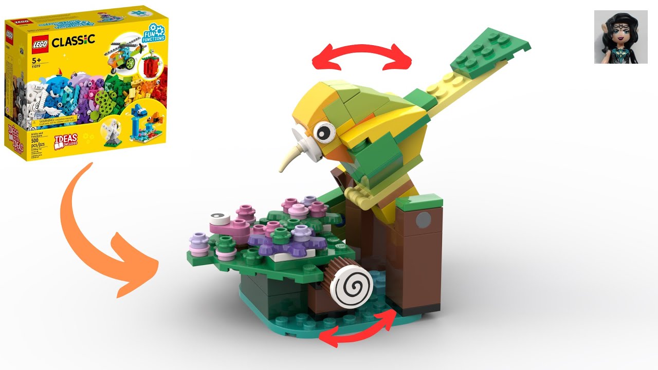PECKING BIRD Lego classic 11019 ideas How to build