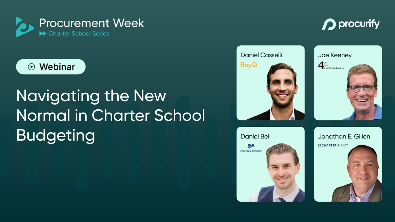 Charter School Budgeting in the New Normal | Procurement Week Expert Panel