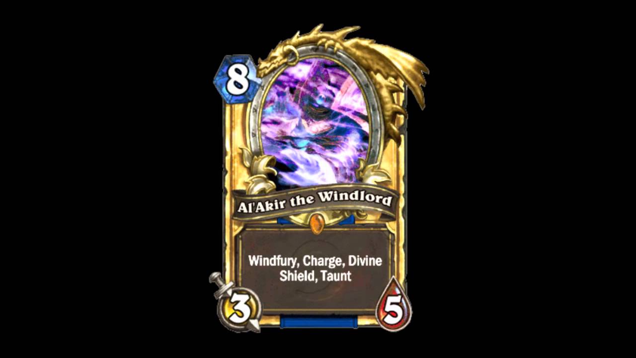 Winds! Obey my command! - Al'Akir The Windlord - Hearthstone