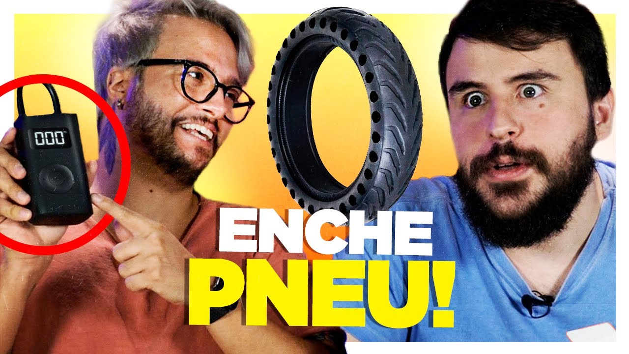 XIAOMI TAMBÉM ENCHE PNEU - Unboxing Mini Compressor