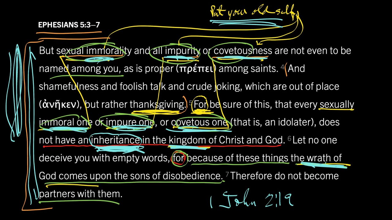 Should Saints Be Warned About Wrath? Ephesians 5:3–7, Part 1